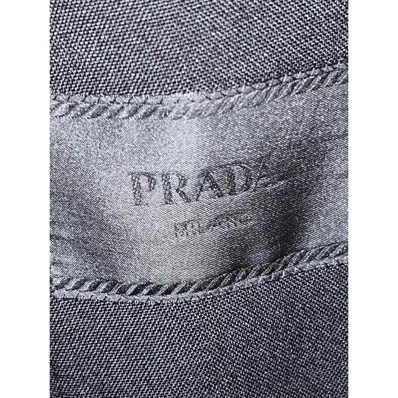 Prada Men's Blazer Jacket Mohair Size 48R Black Single Breasted - Picture 3 of 8